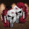 Kansas City Chiefs Fierce Skull 3D Hoodie