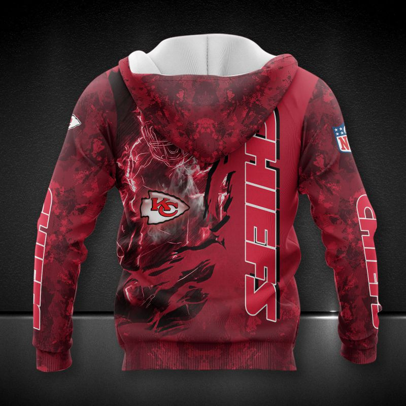 Kansas City Chiefs Fiery Player 3D Shirt - Image 5
