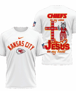 Kansas City Chiefs Football And Jesus 3D Shirt