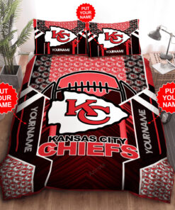 Kansas City Chiefs Football Armor Custom Bedding Set