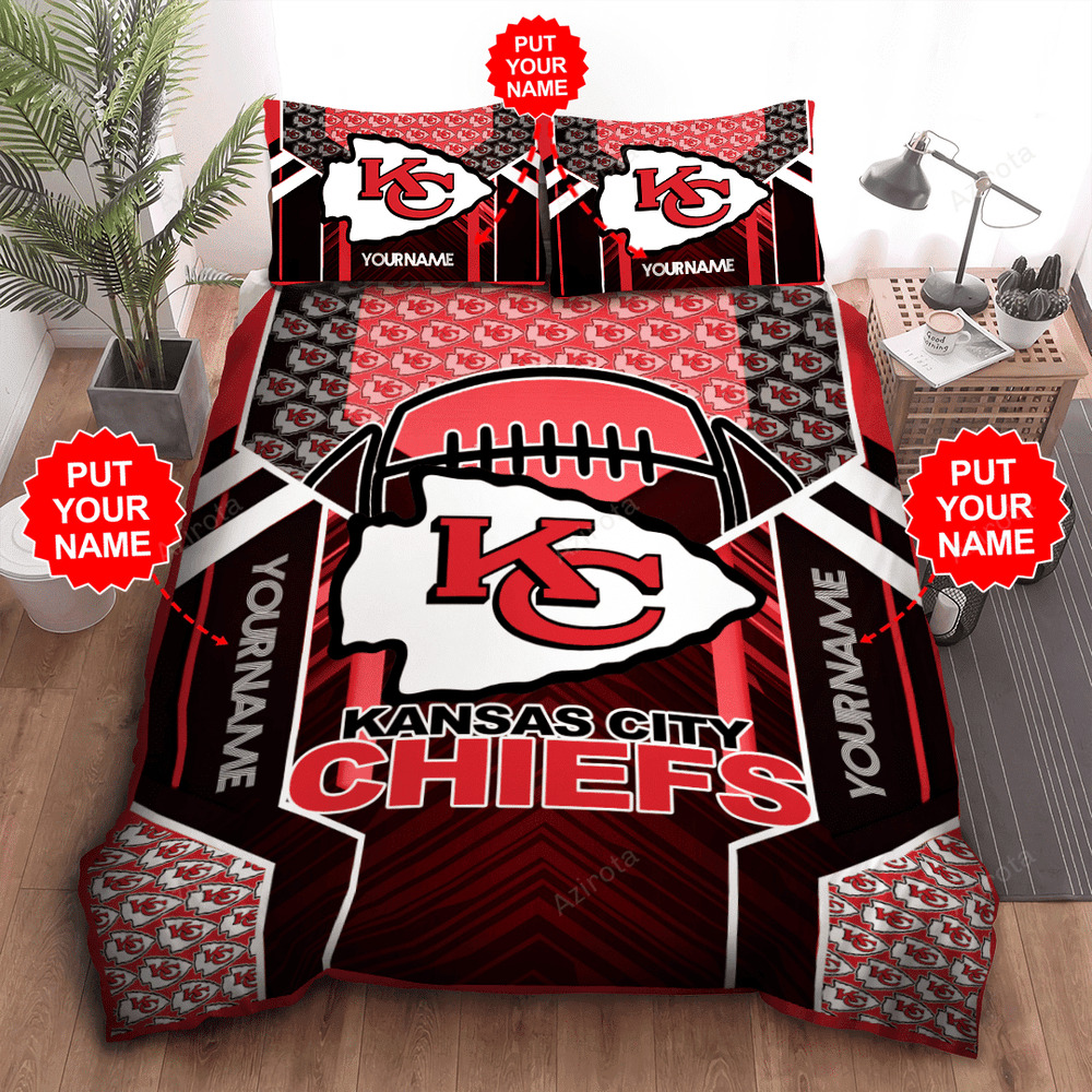 Kansas City Chiefs Football Armor Custom Bedding Set