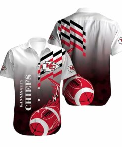 Kansas City Chiefs Football Flame Hawaiian Shirt