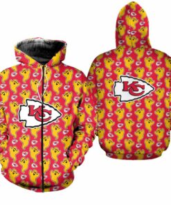 Kansas City Chiefs Funny Ghosts Pattern Halloween Edition Unisex Hoodie Zip Up Hoodie New045110