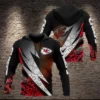 Kansas City Chiefs Geometric Blitz 3D Hoodie