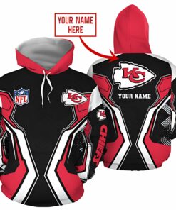 Kansas City Chiefs Geometric Warrior Custom Hoodie