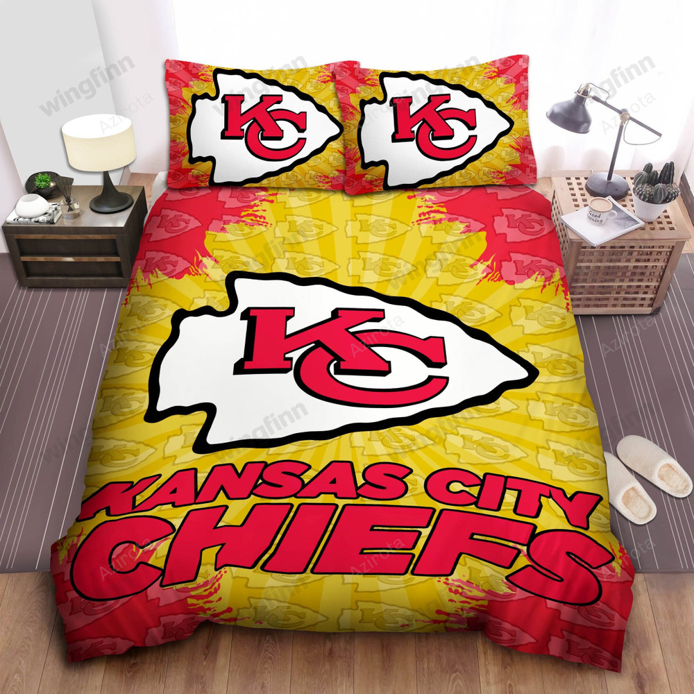 Kansas City Chiefs Golden Glory Bedding Set
