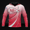 Kansas City Chiefs Gradient Curve 3D Hoodie