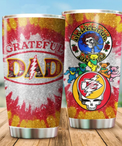 Kansas City Chiefs Grateful Dad Tumbler