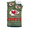 Kansas City Chiefs Gridiron Field Bedding Set
