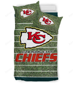 Kansas City Chiefs Gridiron Field Bedding Set