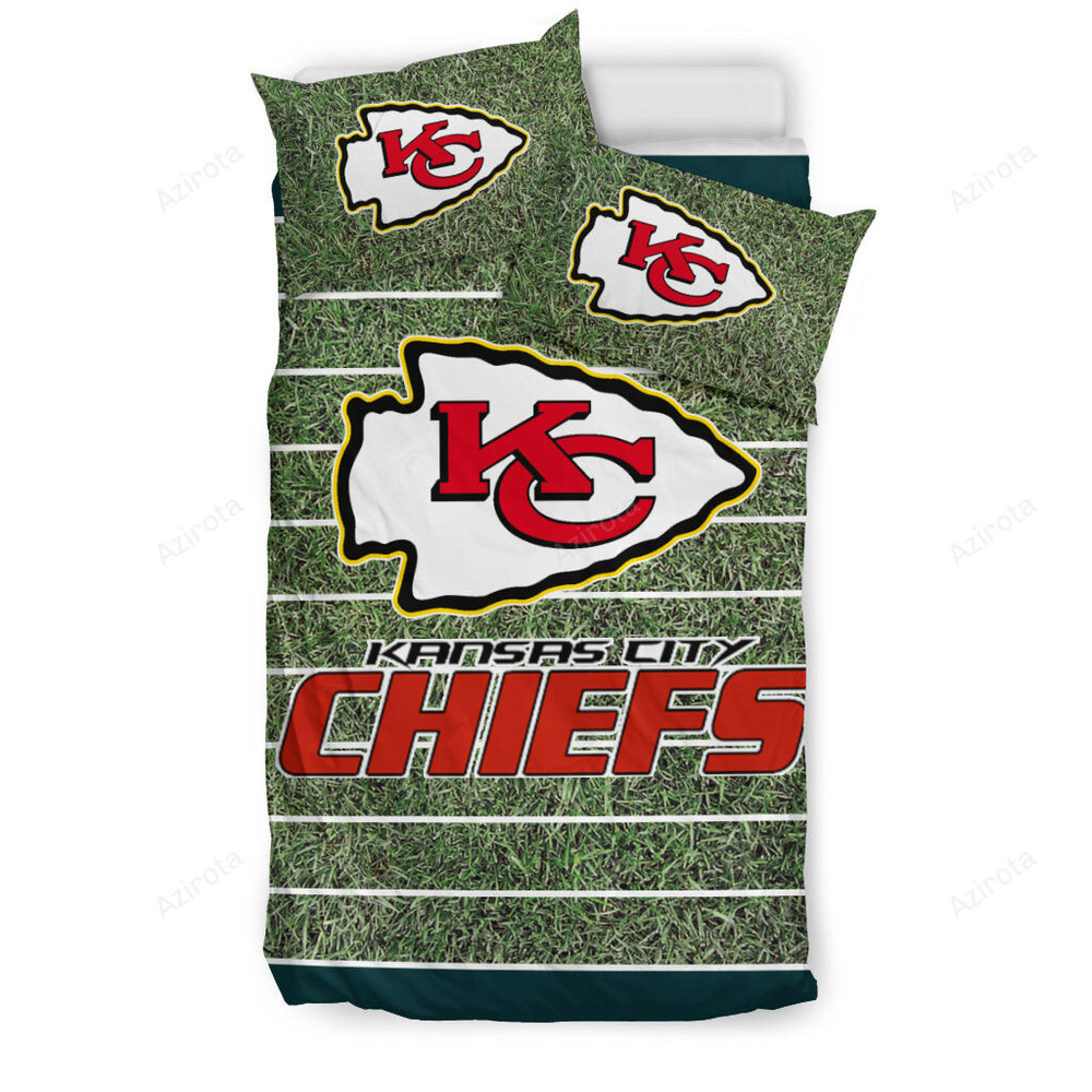 Kansas City Chiefs Gridiron Field Bedding Set