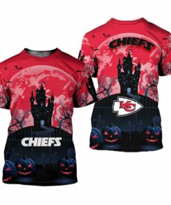Kansas City Chiefs Halloween Background Edition Unisex T-Shirts Nla028910