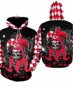 Kansas City Chiefs Halloween Clown Hoodie Zip Up Hoodie Nla025210