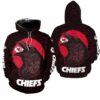 Kansas City Chiefs Halloween Crow Hoodie Zip Up Hoodie Nla029110