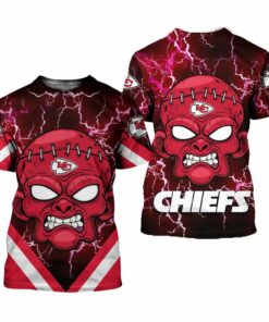 Kansas City Chiefs Halloween Frankenstein Limited Editiont-Shirts Nla027910