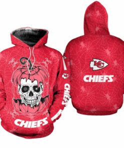 Kansas City Chiefs Halloween Hellraiser Ii Hoodie Zip Up Hoodie Nla028210