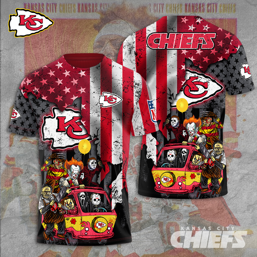 Kansas City Chiefs Halloween Horror Legends Tailgate Shirt