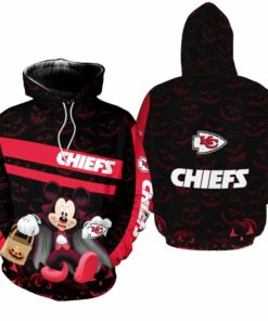 Kansas City Chiefs Halloween Mickey Hoodie Zip Up Hoodie Nla028610