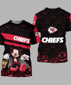 Kansas City Chiefs Halloween Mickey Limited Edition Unisex T-Shirts Nla028610
