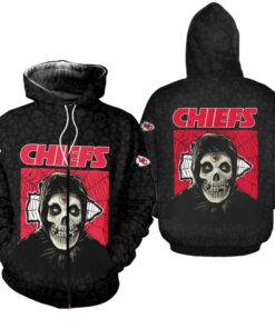 Kansas City Chiefs Halloween Misfit Edition Unisex Hoodie Zip Up Hoodie New047210
