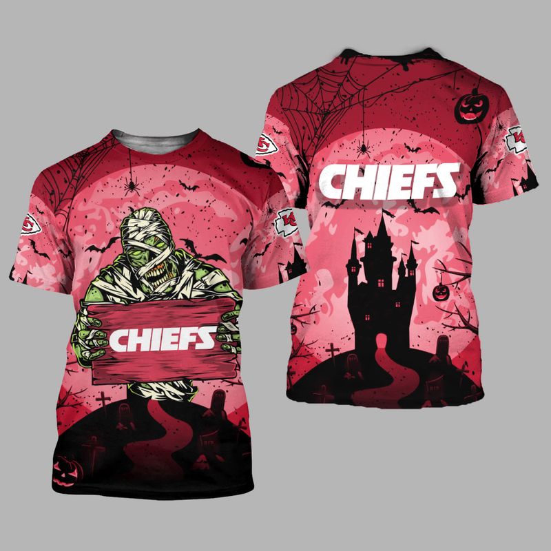 Kansas City Chiefs Halloween Mummy Limited Edition Unisex T-Shirts Nla028010