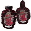 Kansas City Chiefs Halloween Scarecrow Edition Unisex Hoodie Zip Up Hoodie Nla026710