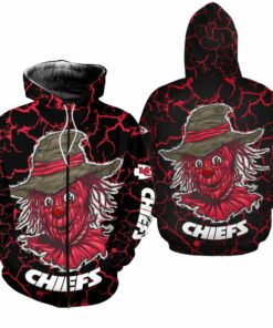 Kansas City Chiefs Halloween Scarecrow Edition Unisex Hoodie Zip Up Hoodie Nla026710