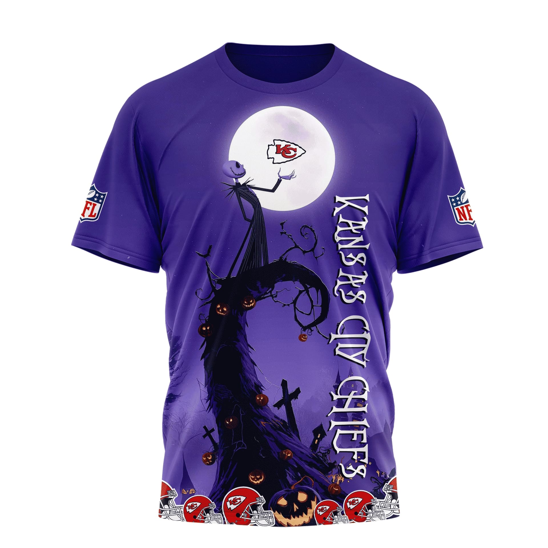 Kansas City Chiefs Halloween The Nightmare Shirt - Image 2