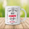 Kansas City Chiefs Happy Father's Day To The Best Dad Mug