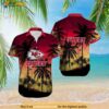 Kansas City Chiefs Hawaiian Shirt with Palm Trees Sunset