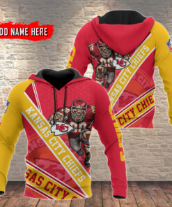 Kansas City Chiefs Heroic Stripes Custom Hoodie
