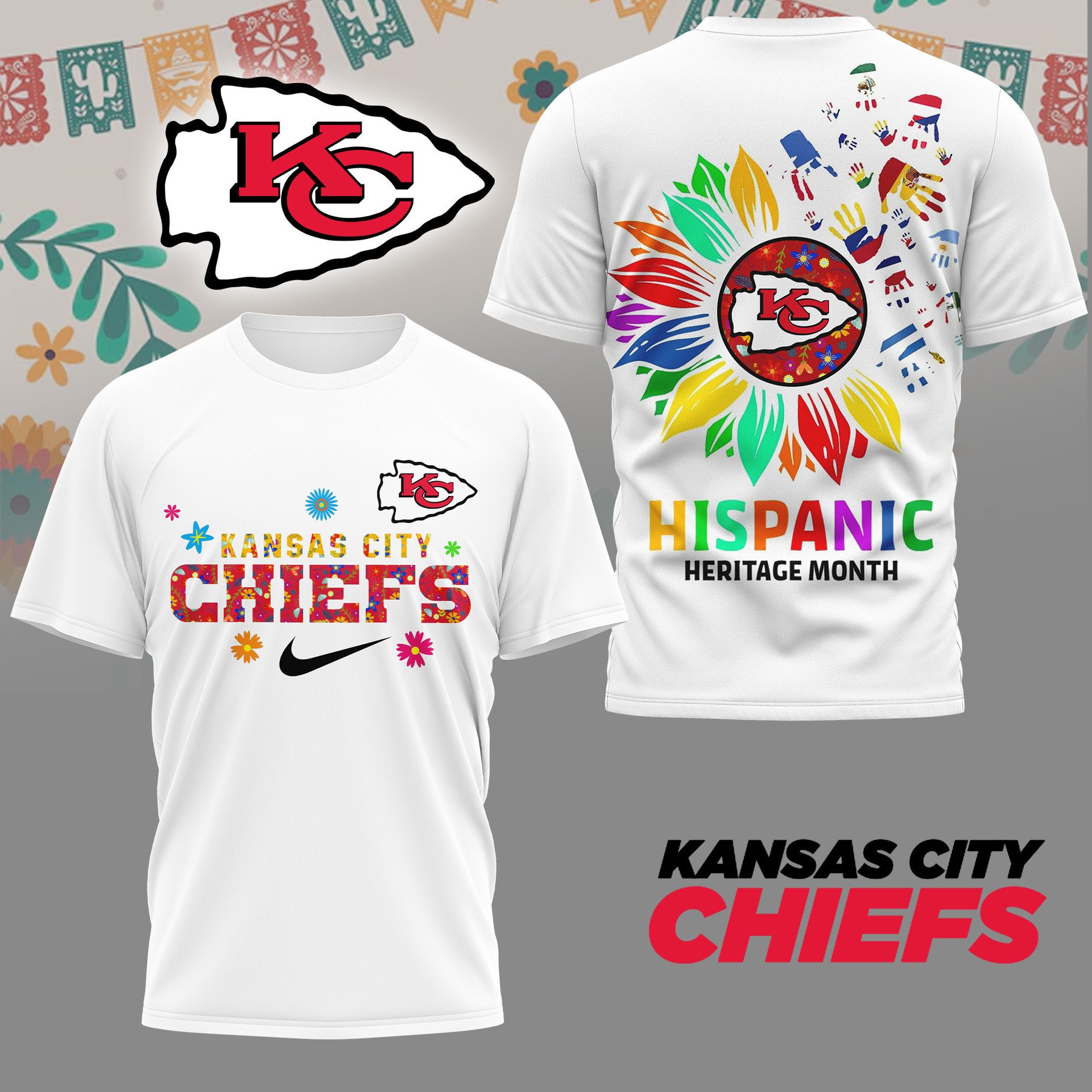 Kansas City Chiefs Hispanic Heritage Month Shirt