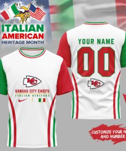 Kansas City Chiefs Italian Heritage Month Shirt
