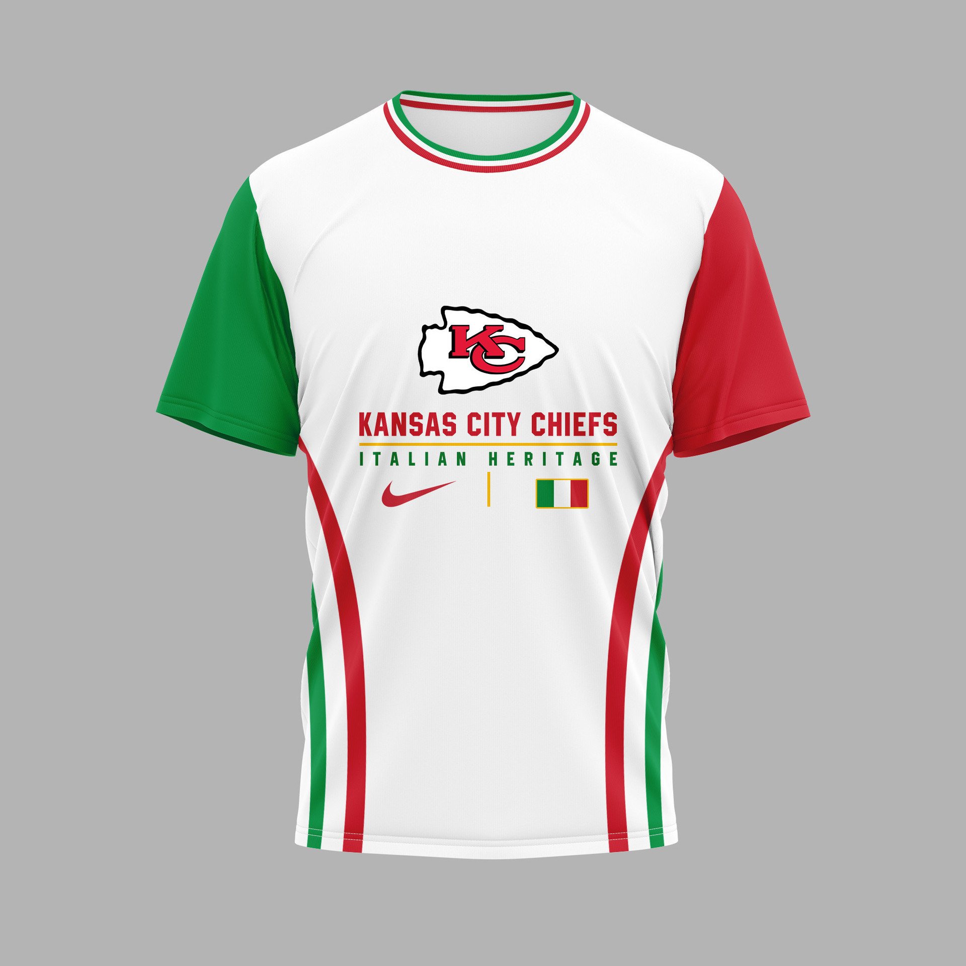 Kansas City Chiefs Italian Heritage Month Shirt - Image 2