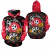 Kansas City Chiefs Jack Skellington Halloween Hoodie Zip Up Hoodie Fleece Nla026810