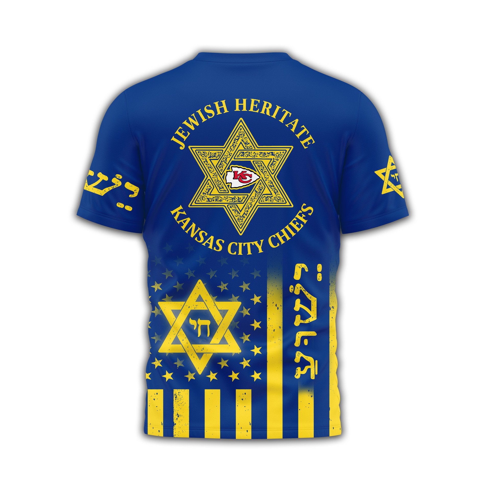 Kansas City Chiefs Jewish Heritage Shirt - Image 3