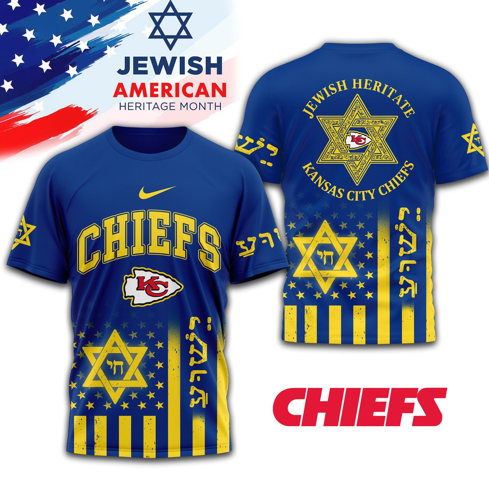 Kansas City Chiefs Jewish Heritage Shirt