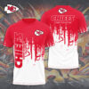 Kansas City Chiefs Kingdom Red Splash Game Day Shirt