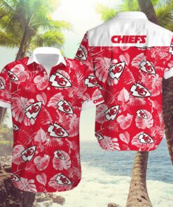 Kansas City Chiefs Leafy Paradise Hawaiian Shirt
