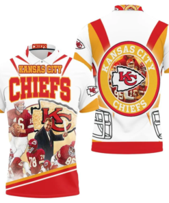 Kansas City Chiefs Legacy Throwback 3D Polo Shirt