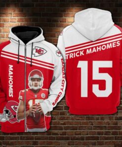 Kansas City Chiefs Legends Patrick Mahomes Super Bowl Liv Champions 3d Zip Hoodie Sizes S-5xl Th1396