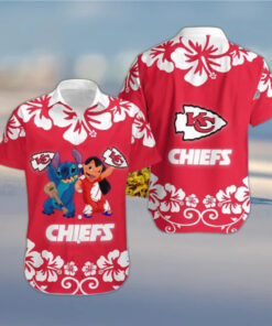 Kansas City Chiefs Lilo And Stitch Hawaiian Shirt