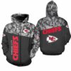 Kansas City Chiefs Limited Edition All Over Print Full 3d Hoodie Adult Sizes S - 5xl Gts002184