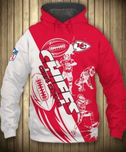 Kansas City Chiefs Limited Edition All Over Print Hoodie Zip Hoodie Size S-5xl