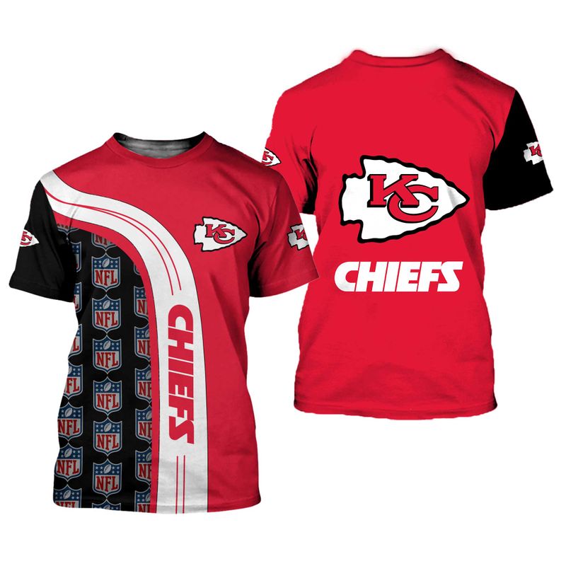 Kansas City Chiefs Limited Edition All Over Print T Shirt Unisex Size Nla000210