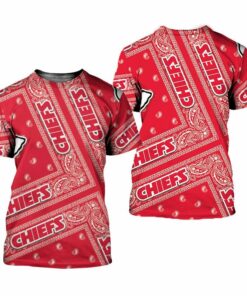 Kansas City Chiefs Limited Edition Bandana Skull T Shirt Sizes S-5xl New012110