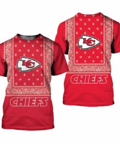 Kansas City Chiefs Limited Edition Bandana Skull T Shirt Sizes S-5xl New012210
