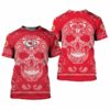 Kansas City Chiefs Limited Edition Bandana Skull T Shirt Sizes S-5xl New012410