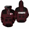 Kansas City Chiefs Limited Edition Bandana Skull Zip Hoodie Sizes S-5xl New011810