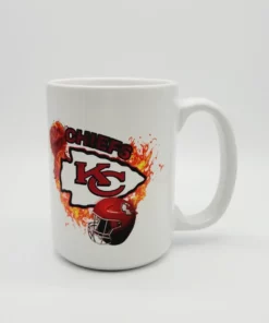 KANSAS CITY CHIEFS Logo And Helmet Mug